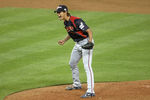 LOS ANGELES - MARCH 23:  Relief pitcher Yu Darvish #11 of Japan reacts after getting the final out against Korea during the finals of the 2009 World Baseball Classic on March 23, 2009 at Dodger Stadium in Los Angeles, California. (Photo by Stephen Dunn/Getty Images)