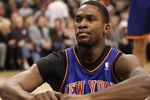 PHOENIX, AZ - JANUARY 07:  Toney Douglas #23 of the New York Knicks during the NBA game against the Phoenix Suns at US Airways Center on January 7, 2011 in Phoenix, Arizona.  NOTE TO USER: User expressly acknowledges and agrees that, by downloading and or using this photograph, User is consenting to the terms and conditions of the Getty Images License Agreement.  (Photo by Christian Petersen/Getty Images)