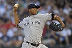 CHICAGO, IL - AUGUST 04:  Starting pitcher Ivan Nova #47 of the New York Yankees delivers during the third inning against the Chicago White Sox at U.S. Cellular Field on August 4, 2011 in Chicago, Illinois.  (Photo by Brian Kersey/Getty Images)