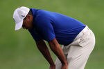 AKRON, OH - AUGUST 06:  Tiger Woods looks on from the fairway on the sixth hole during the third round of the World Golf Championships-Bridgestone Invitational on the South Course at Firestone Country Club on August 6, 2011 in Akron, Ohio.  (Photo by Andy Lyons/Getty Images)
