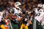 PITTSBURGH, PA - JANUARY 23:  Jerricho Cotchery #89 of the New York Jets returns a punt against the Pittsburgh Steelers during the 2011 AFC Championship game at Heinz Field on January 23, 2011 in Pittsburgh, Pennsylvania. The Steelers won 24-19. (Photo by Nick Laham/Getty Images)