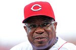 CINCINNATI, OH - JULY 30: Dusty Baker the manager of the Cincinnati Reds watches the action during the game against the San Francisco Giants at Great American Ball Park on July 30, 2011 in Cincinnati, Ohio.  (Photo by Andy Lyons/Getty Images)