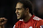 LIVERPOOL, ENGLAND - NOVEMBER 20:  Glen Johnson of Liverpool celebrates scoring the opening goal during the Barclays Premier League match between Liverpool and West Ham United at Anfield on November 20, 2010 in Liverpool, England. (Photo by Alex Livesey/Getty Images)