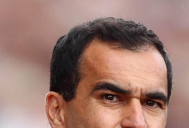 STOKE ON TRENT, ENGLAND - MAY 22:  Manager Roberto Martinez of Wigan on the touchline during the Barclays Premier League match between Stoke City and Wigan Athletic at Britannia Stadium on May 22, 2011 in Stoke on Trent, England.  (Photo by Richard Heathcote/Getty Images)