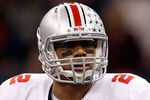 NEW ORLEANS, LA - JANUARY 04:  Quarterback Terrelle Pryor #2 of the Ohio State Buckeyes looks to pass against the Arkansas Razorbacks during the Allstate Sugar Bowl at the Louisiana Superdome on January 4, 2011 in New Orleans, Louisiana.  (Photo by Matthew Stockman/Getty Images)