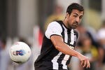 COLUMBUS, OH - JULY 26: Sanchez Jose Enrique #3 of Newcastle United FC controls the ball against the Columbus Crew on July 26, 2011 at Crew Stadium in Columbus, Ohio. (Photo by Jamie Sabau/Getty Images)