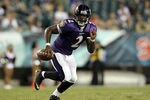 PHILADELPHIA, PA - AUGUST 11:  Tyrod Taylor #2 of the Baltimore Ravens runs the ball against the Philadelphia Eagles during their pre season game on August 11, 2011 at Lincoln Financial Field in Philadelphia, Pennsylvania.  (Photo by Jim McIsaac/Getty Images)