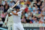 BIRMINGHAM, ENGLAND - AUGUST 12:  Alastair Cook of England bats during day three of the 3rd npower Test at Edgbaston on August 12, 2011 in Birmingham, England.  (Photo by Gareth Copley/Getty Images)