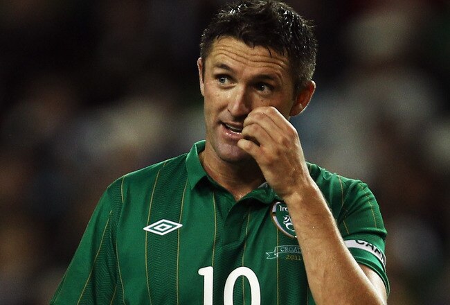DUBLIN, IRELAND - AUGUST 10:  Robbie Keane of the Republic of Ireland looks on after the International Friendly between the Republic of Ireland and Croatia at the Aviva Stadium on August 10, 2011 in Dublin, Ireland.  (Photo by Bryn Lennon/Getty Images)