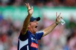 STOKE ON TRENT, ENGLAND - AUGUST 14:  Tony Pulis the Stoke manager reacts to events on the field during the Barclays Premier League match between Stoke City and Chelsea at the Britannia Stadium on August 14, 2011 in Stoke on Trent, England.  (Photo by Laurence Griffiths/Getty Images)