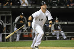 CHICAGO, IL - AUGUST 16:  Tyler Flowers #17 of the Chicago White Sox starts up the first base line after hitting a triple during the ninth inning against the Cleveland Indians at U.S. Cellular Field on August 16, 2011 in Chicago, Illinois.  (Photo by Brian Kersey/Getty Images)