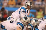 CHARLOTTE, NC - AUGUST 13:  Cam Newton #1 of the Carolina Panthers during their preseason game against the New York Giants at Bank of America Stadium on August 13, 2011 in Charlotte, North Carolina.  (Photo by Streeter Lecka/Getty Images)