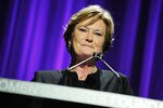 NEW YORK - OCTOBER 13:  Basketball coach Pat Summitt speaks onstage during the 30th Annual Salute To Women In Sports Awards at The Waldorf=Astoria on October 13, 2009 in New York City.  (Photo by Stephen Lovekin/Getty Images for the Women�s Sports Foundation)