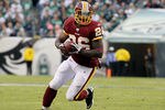 PHILADELPHIA - OCTOBER 03:  Clinton Portis #26 of the Washington Redskins runs the ball against the Philadelphia Eagles on October 3, 2010 at Lincoln Financial Field in Philadelphia, Pennsylvania.  (Photo by Jim McIsaac/Getty Images)