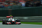 SPA FRANCORCHAMPS, BELGIUM - AUGUST 28:  Jenson Button of Great Britain and McLaren drives during the Belgian Formula One Grand Prix at the Circuit of Spa Francorchamps on August 28, 2011 in Spa Francorchamps, Belgium.  (Photo by Lars Baron/Getty Images)