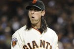 SAN FRANCISCO, CA - AUGUST 29: Tim Lincecum #55 of the San Francisco Giants looks on after being taken out by manager Bruce Bochy against the Chicago Cubs in the seventh inning during an MLB baseball game at AT&T Park August 29, 2011 in San Francisco, California. The Cubs won the game 6-0. (Photo by Thearon W. Henderson/Getty Images)
