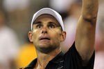 NEW YORK, NY - AUGUST 31:  Andy Roddick of the United States celebrates after defeating  Michael Russell of the United States during Day Three of the 2011 US Open at the USTA Billie Jean King National Tennis Center on August 31, 2011 in the Flushing neighborhood of the Queens borough of New York City.  (Photo by Nick Laham/Getty Images)