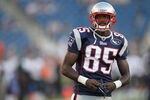 FOXBORO, MA - AUGUST 11:  Chad Ochocinco #85 of the New England Patriots waits for the start of a game against the Jacksonville Jaguars at Gillette Stadium on August 11, 2011 in Foxboro, Massachusetts. (Photo by Jim Rogash/Getty Images)