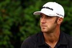 EDISON, NJ - AUGUST 27:  Dustin Johnson looks on prior to hitting his tee shot on the 18th hole during the third and final round of The Barclays at Plainfield Country Club on August 27, 2011 in Edison, New Jersey. The tournament was cut down from a 72 hole competition to 54 holes due to the the impending arrival of Hurricane Irene.  (Photo by Scott Halleran/Getty Images)