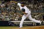 NEW YORK - SEPTEMBER 02:  Ivan Nova #47 of the New York Yankees delivers during a game against the Toronto Blue Jays  at Yankee Stadium on September 2, 2011 in the Bronx Borough of New York City.  (Photo by Jeff Zelevansky/Getty Images)