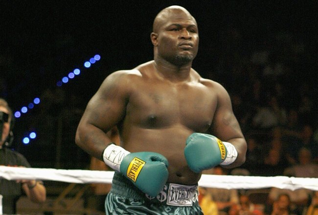 HOLLYWOOD, FL - JANUARY 06: James 'Lights Out' Toney enters the ring during the bout against Samuel 'Nigerian Nightmare' Peter in a WBC heavyweight title eliminator fight at the Hard Rock Hotel and Casino January 6, 2007 in Hollywood, Florida. (Photo by Marc Serota/Getty Images)