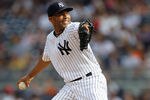 NEW YORK, NY - SEPTEMBER 05:  Mariano Rivera #42 of the New York Yankees pitches against the Baltimore Orioles on September 5, 2011 at Yankee Stadium in the Bronx borough of New York City.  (Photo by Jim McIsaac/Getty Images)