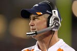 GLENDALE, AZ - SEPTEMBER 01:  Head coach John Fox of the Denver Broncos watches from the sidelines during the preseason NFL game against the Arizona Cardinals at the University of Phoenix Stadium on September 1, 2011 in Glendale, Arizona. The Cardinals defeated the Broncos 26-7.  (Photo by Christian Petersen/Getty Images)