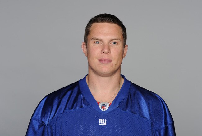 EAST RUTHERFORD, NJ - CIRCA 2010: In this handout image provided by the NFL, Jy Bond of the New York Giants poses for his 2010 NFL headshot circa 2010 in East Rutherford, New Jersey. (Photo by NFL via Getty Images)