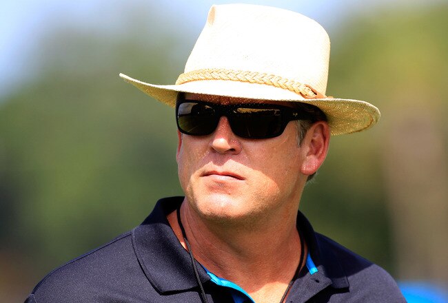 JACKSONVILLE, FL - JULY 28:  Coach Jack Del Rio watches the action during training camp at Florida Blue Health and Wellness practice fields on July 28, 2011 in Jacksonville, Florida.  (Photo by Sam Greenwood/Getty Images)