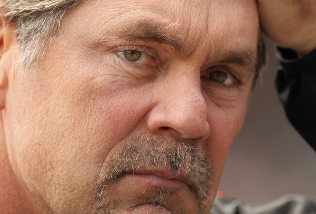 SAN FRANCISCO, CA - SEPTEMBER 04:  Manager Bruce Bochy of the San Francisco Giants stands in the dugout before their game against the Arizona Diamondbacks at AT&T Park on September 4, 2011 in San Francisco, California.  (Photo by Ezra Shaw/Getty Images)