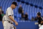 TORONTO, CANADA - SEPTEMBER 7:  J.P. Arencibia #9 of the Toronto Blue Jays rounds second after a two-run home run off of Tim Wakefield #49 of the Boston Red Sox during MLB action at the Rogers Centre September 7, 2011 in Toronto, Ontario, Canada. (Photo by Abelimages/Getty Images)