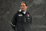 DUNEDIN, NEW ZEALAND - SEPTEMBER 08:  Martin Johnson, the England manager looks on during an England IRB Rugby World Cup 2011 training session at Carisbrook on September 8, 2011 in Dunedin, New Zealand.  (Photo by David Rogers/Getty Images)