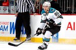 NEWARK, NJ - FEBRUARY 11: Kyle Wellwood #20 of the San Jose Sharks skates during an NHL hockey game against the New Jersey Devils on February 11, 2011 at the Prudential Center in Newark, New Jersey. (Photo by Paul Bereswill/Getty Images)