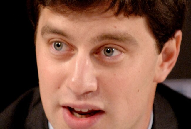 Tampa Bay Devil Rays executive vice president of baseball operations  Andrew Friedman talks to the media at a press conference November 3, 2005 at Tropicana Field. (Photo by A. Messerschmidt/Getty Images) *** Local Caption ***