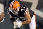 PHILADELPHIA, PA - AUGUST 25:  Joe Thomas #73 of the Cleveland Browns in action against the Philadelphia Eagles during their pre season game on August 25, 2011 at Lincoln Financial Field in Philadelphia, Pennsylvania.  (Photo by Jim McIsaac/Getty Images)