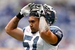 INDIANAPOLIS - OCTOBER 04:  Lofa Tatupu #51 of the the Seattle Seahawks is pictured during the NFL game against the Indianapolis Colts at Lucas Oil Stadium on October 4, 2009 in Indianapolis, Indiana.  (Photo by Andy Lyons/Getty Images)
