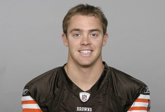 BEREA, OH - CIRCA 2011: In this handout image provided by the NFL,  Colt McCoy of the Cleveland Browns poses for his NFL headshot circa 2011 in Berea, Ohio.  (Photo by NFL via Getty Images)