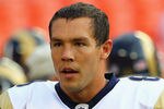 KANSAS CITY, MO - AUGUST 26: Sam Bradford #8 of the St. Louis Rams arms up prior to playing against the Kansas City Chiefs during a pre-season game at Arrowhead Stadium  on August 26, 2010 in Kansas City, Missouri.  The Rams defeated the Chiefs, 14-10. (Photo by Dilip Vishwanat/Getty Images)
