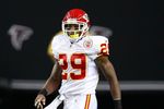 ATLANTA - AUGUST 13:  Eric Berry #29 of the Kansas City Chiefs against the Atlanta Falcons at Georgia Dome on August 13, 2010 in Atlanta, Georgia.  (Photo by Kevin C. Cox/Getty Images)