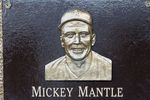 NEW YORK - MAY 02:  The plaque of Mickey Mantle is seen in Monument Park at Yankee Stadium prior to the game between the New York Yankees and the Chicago White Sox on May 2, 2010 in the Bronx borough of New York City. The Yankees defeated the White Sox 12-3.  (Photo by Jim McIsaac/Getty Images)