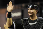 MINNEAPOLIS, MN - AUGUST 6: A.J. Pierzynski #12 of the Chicago White Sox celebrates a win against the Minnesota Twins on August 6, 2011 at Target Field in Minneapolis, Minnesota. The White Sox defeated the Twins 6-1. (Photo by Hannah Foslien/Getty Images)
