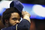 MILWAUKEE, WI - AUGUST 13:  Prince Fielder #28 of the Milwaukee Brewers tips his hat to the crowd during game action against the Pittsburgh Pirates at Miller Park on August 13, 2011 in Milwaukee, Wisconsin. The Milwaukee Brewers defeated the Pittsburgh Pirates 1-0.(Photo by Mark Hirsch/Getty Images)