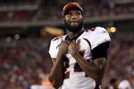 GLENDALE, AZ - SEPTEMBER 01:  Cornerback Champ Bailey #24 of the Denver Broncos stands on the sidelines during the preseason NFL game against the Arizona Cardinals at the University of Phoenix Stadium on September 1, 2011 in Glendale, Arizona. The Cardinals defeated the Broncos 26-7.   (Photo by Christian Petersen/Getty Images)