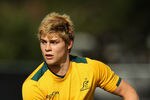 AUCKLAND, NEW ZEALAND - SEPTEMBER 13: James O'Connor of the Wallabies passes during an Australia IRB Rugby World Cup 2011 training session at The Trusts Stadium on September 13, 2011 in Auckland, New Zealand.  (Photo by Cameron Spencer/Getty Images)