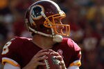 LANDOVER, MD - SEPTEMBER 11:  Rex Grossman #8 of the Washington Redskins at FedExField on September 11, 2011 in Landover, Maryland.  (Photo by Ronald Martinez/Getty Images)