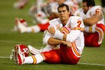 MINNEAPOLIS, MN - AUGUST 21: Quarterback Matt Cassell #7 of the Kansas City Chiefs stretches against the Minnesota Vikings at Hubert H. Humphrey Metrodome on August 21, 2009 in Minneapolis, Minnesota. The Vikings defeated the Chiefs 17-13. (Photo by Scott Boehm/Getty Images)