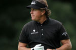 LEMONT, IL - SEPTEMBER 16:   Phil Mickelson looks on during the second round of the BMW Championship at Cog Hill Golf & Country Club on September 16, 2011 in Lemont, Illinois.  (Photo by Jamie Squire/Getty Images)