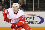 SAN JOSE, CA - APRIL 29:  Niklas Kronwall #55 of the Detroit Red Wings in action against the San Jose Sharks in Game One of the Western Conference Semifinals during the 2011 NHL Stanley Cup Playoffs at HP Pavilion on April 29, 2011 in San Jose, California.  (Photo by Ezra Shaw/Getty Images)