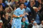MANCHESTER, ENGLAND - SEPTEMBER 21:  Owen Hargreaves of Manchester City celebrates scoring to make it 1-0 during the Carling Cup Third Round match between Manchester City and Birmingham City at the Etihad Stadium on September 21, 2011 in Manchester, England.  (Photo by Michael Regan/Getty Images)