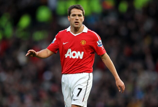 MANCHESTER, ENGLAND - JANUARY 09:  Michael Owen of Manchester United looks on during the FA Cup sponsored by E.ON 3rd round match between Manchester United and Liverpool at Old Trafford on January 9, 2011 in Manchester, England. (Photo by Alex Livesey/Getty Images)